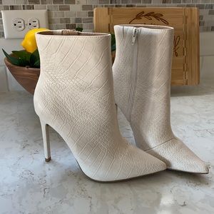 White Express Booties!